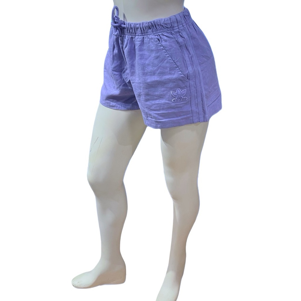 Adidas Purple linen shorts